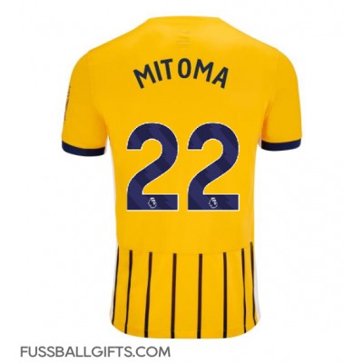 Brighton Kaoru Mitoma #22 Fußballbekleidung Auswärtstrikot 2024-25 Kurzarm Brighton Kaoru Mitoma #22 Fußballbekleidung Auswärtstrikot 2024-25 Kurzarm
